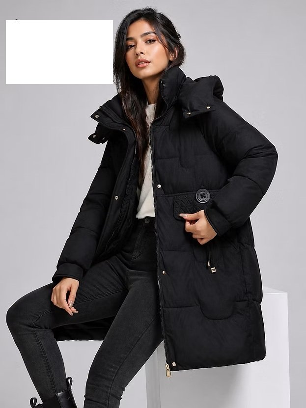 Campera Larga Importada Premium de Mujer
