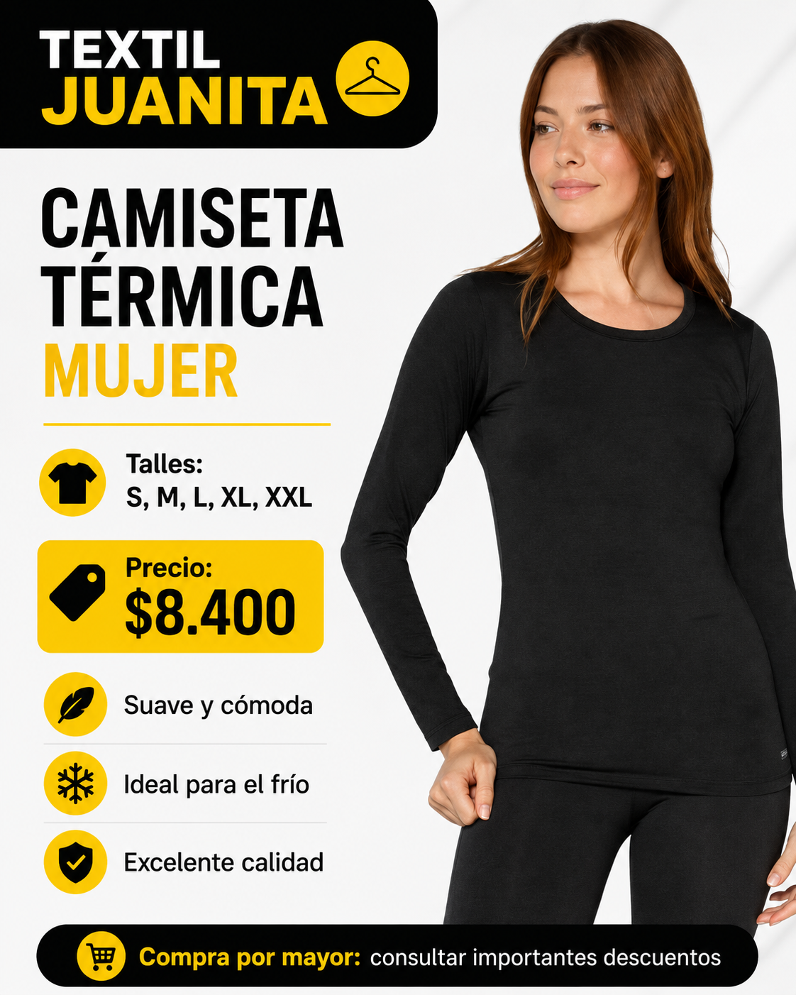 Camiseta Térmica Mujer